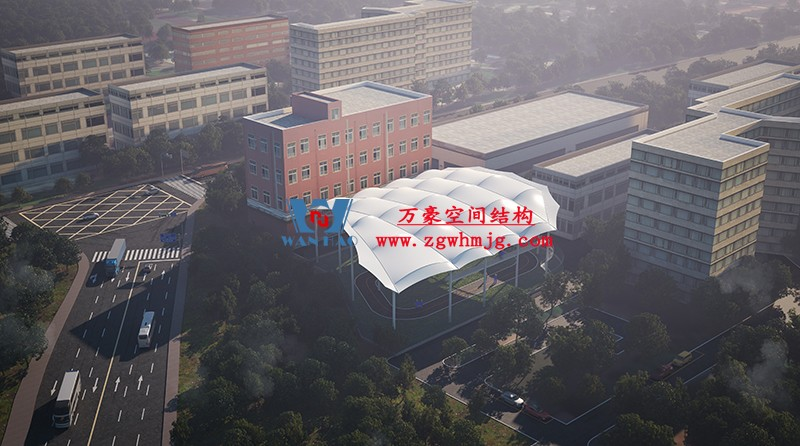 國網(wǎng)江西省電力有限公司培訓中心實訓基地改造PTFE膜結(jié)構(gòu)